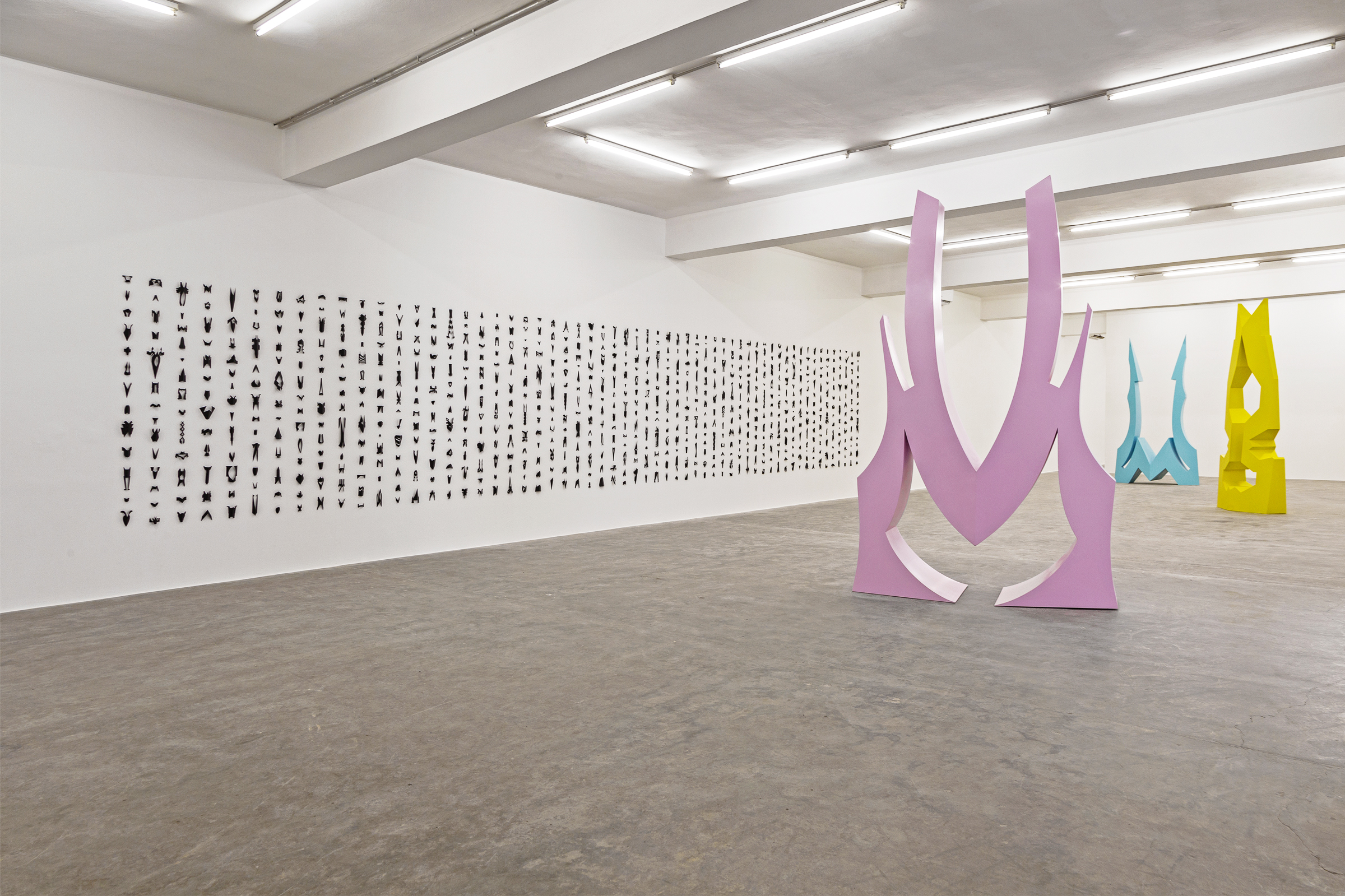 Timo Nasseri, A Universal Alphabet, 2019, Exhibition view, Sfeir-Semler Gallery Beirut