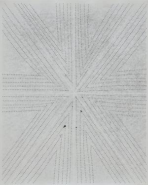 Practice Piece (Sewing Excerise #5W), 2019, Silver gelantin print, 53 x 40cm
